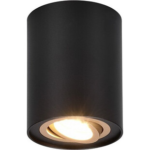 Lampa sufitowa Cookie czarna Trio | Spot GU10