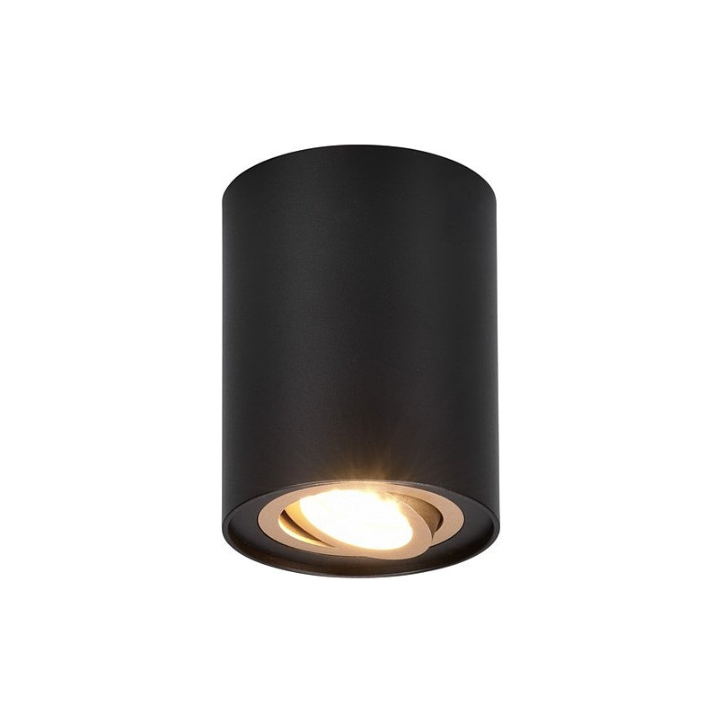 Lampa sufitowa Cookie czarna Trio | Spot GU10