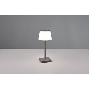 Lampa zewnętrzna na stół z usb i ściemniaczem Sanchez LED antracyt Reality