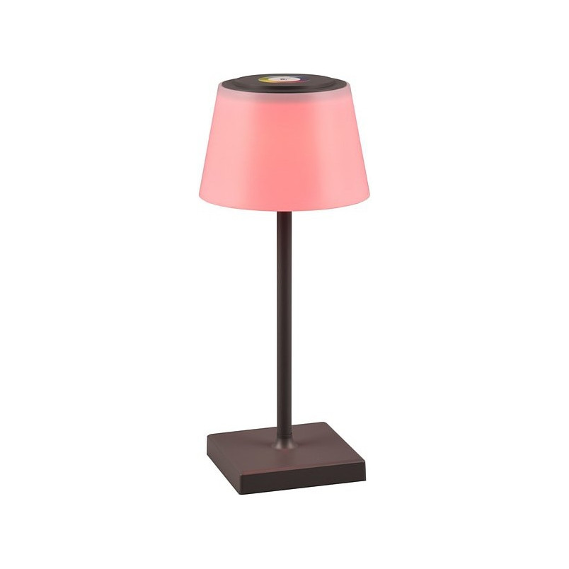 Lampa zewnętrzna na stół z usb i ściemniaczem Sanchez LED antracyt Reality