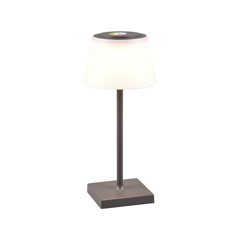 Lampa zewnętrzna na stół z usb i ściemniaczem Sanchez LED antracyt Reality