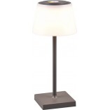 Lampa zewnętrzna na stół z usb i ściemniaczem Sanchez LED antracyt Reality