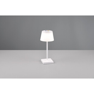 Lampa zewnętrzna na stół z usb i ściemniaczem Sanchez LED biała Reality