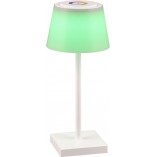 Lampa zewnętrzna na stół z usb i ściemniaczem Sanchez LED biała Reality