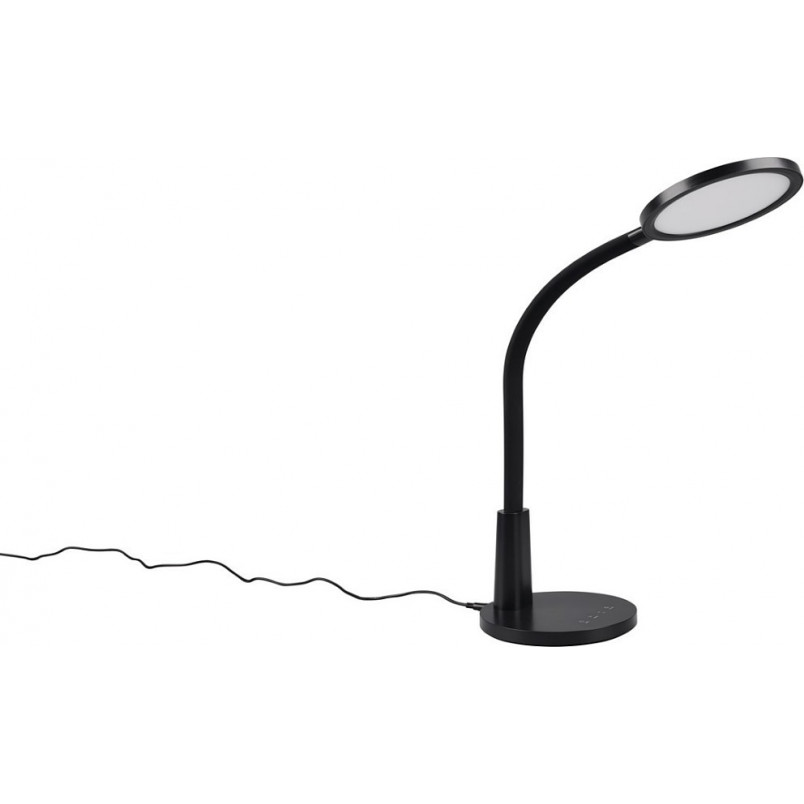 Lampa biurkowa LED Reality Sally - czarna, ściemniacz