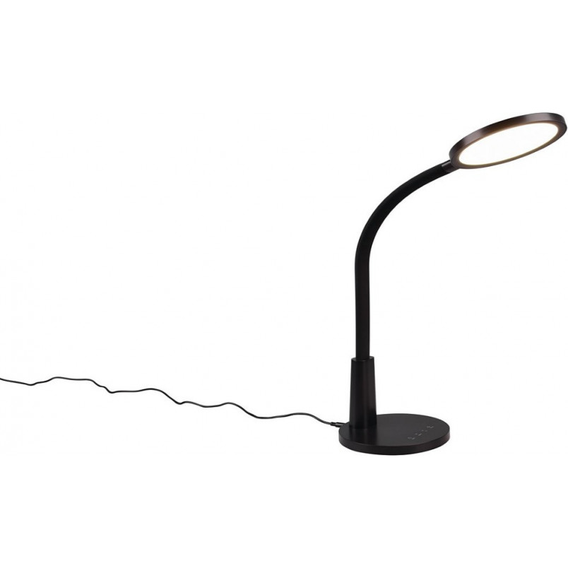 Lampa biurkowa LED Reality Sally - czarna, ściemniacz