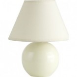 Lampa stołowa Primo - beżowo-kremowa, tkanina | Brilliant