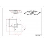 Plafon LED Giro - nowoczesny design, ściemniacz i pilot | Reality
