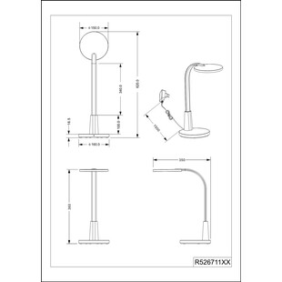 Lampa biurkowa LED Sally - Nowoczesny design | Reality