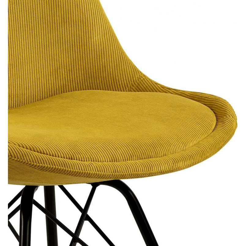 Krzesło Actona Eris żółte - Stylowy design | Sklep mebli