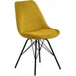 Krzesło Actona Eris żółte - Stylowy design | Sklep mebli