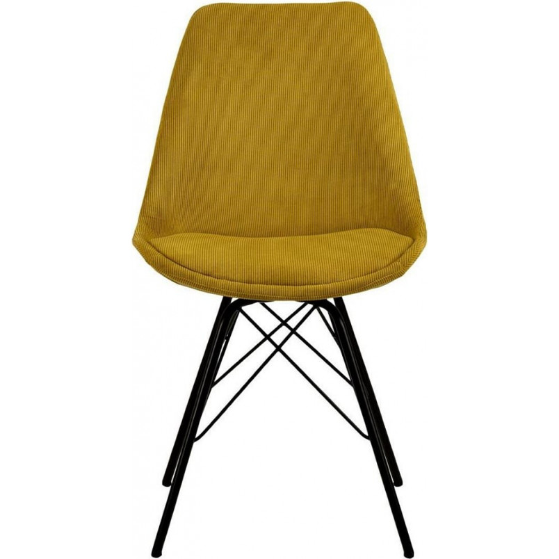 Krzesło Actona Eris żółte - Stylowy design | Sklep mebli