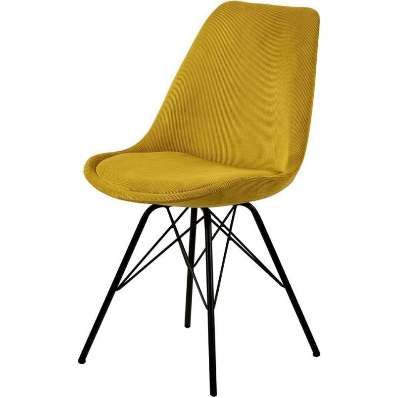Krzesło Actona Eris żółte - Stylowy design | Sklep mebli