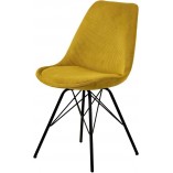 Krzesło Actona Eris żółte - Stylowy design | Sklep mebli
