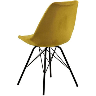 Krzesło Actona Eris żółte - Stylowy design | Sklep mebli