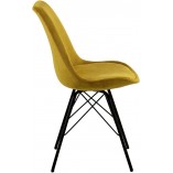 Krzesło Actona Eris żółte - Stylowy design | Sklep mebli