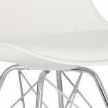 Krzesło Actona Eris białe - Nowoczesny design, komfort!
