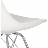 Krzesło Actona Eris białe - Nowoczesny design, komfort!