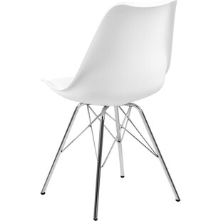 Krzesło Actona Eris białe - Nowoczesny design, komfort!