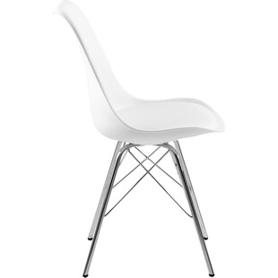 Krzesło Actona Eris białe - Nowoczesny design, komfort!