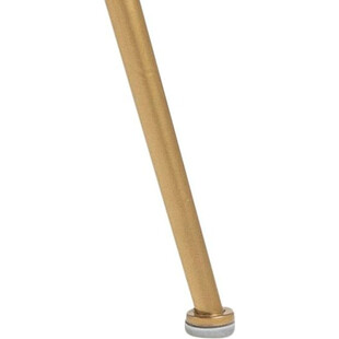 Krzesło Actona Louise czarne ze złotymi nogami | Elegancki design