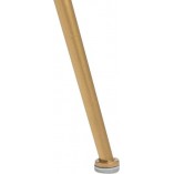Krzesło Actona Louise czarne ze złotymi nogami | Elegancki design