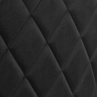 Krzesło Actona Louise czarne ze złotymi nogami | Elegancki design