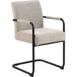 Krzesło fotelowe Adele beżowe Actona - Komfort i styl