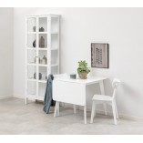 Stół rozkładany Actona Roxby biały | Fornirowany 120x80cm