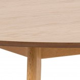 Stół okrągły Roxby Actona | Fornirowany dąb 140cm