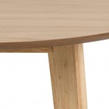 Stół okrągły fornirowany Roxby 105cm dąb naturalny Actona