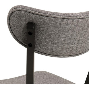 Krzesło drewniane Actona Roxby | Szary/Czarny - Stylowy Design