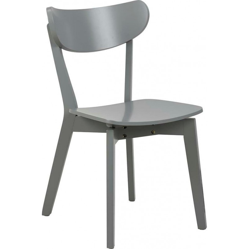 Krzesło drewniane Roxby szare Actona - Stylowy design