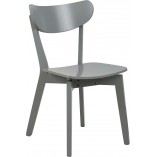 Krzesło drewniane Roxby szare Actona - Stylowy design
