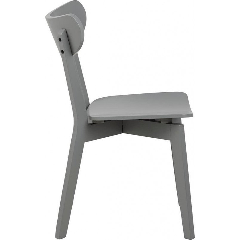 Krzesło drewniane Roxby szare Actona - Stylowy design