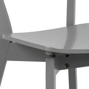 Krzesło drewniane Roxby szare Actona - Stylowy design