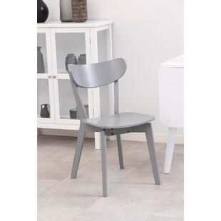 Krzesło drewniane Roxby szare Actona - Stylowy design