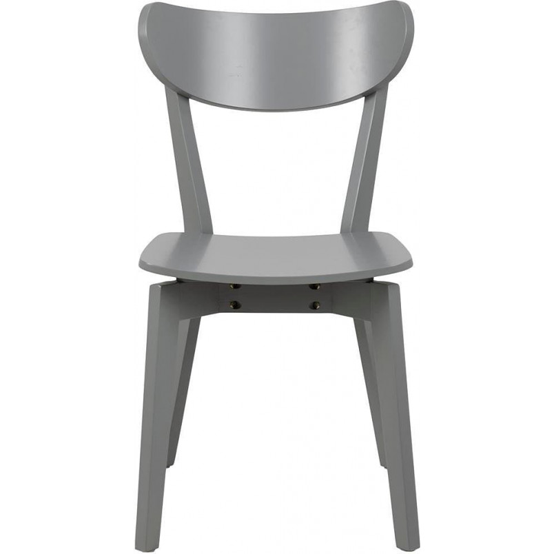 Krzesło drewniane Roxby szare Actona - Stylowy design