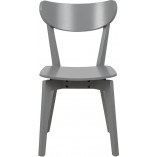 Krzesło drewniane Roxby szare Actona - Stylowy design