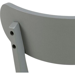 Krzesło drewniane Roxby szare Actona - Stylowy design