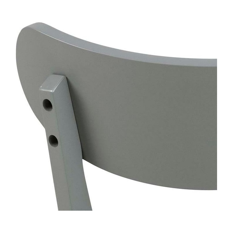 Krzesło drewniane Roxby szare Actona - Stylowy design