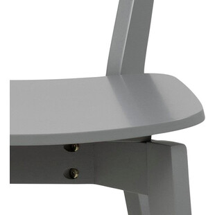 Krzesło drewniane Roxby szare Actona - Stylowy design