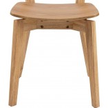 Krzesło drewniane Roxby Actona | Naturalny design