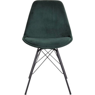 Krzesło welurowe Oslo Velvet zielone Intesi