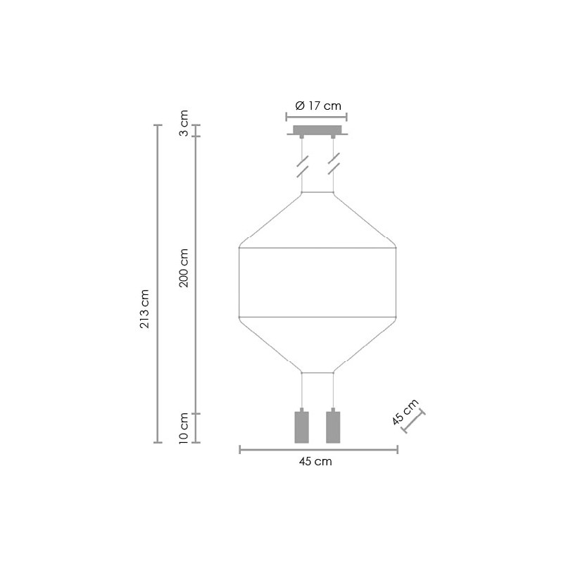 Lampa Wisząca Linea Czarna - Step Into Design | Nowoczesny Design