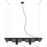 Lampa wisząca Plant Shelf 80cm czarna - ZumaLine | Oświetlenie
