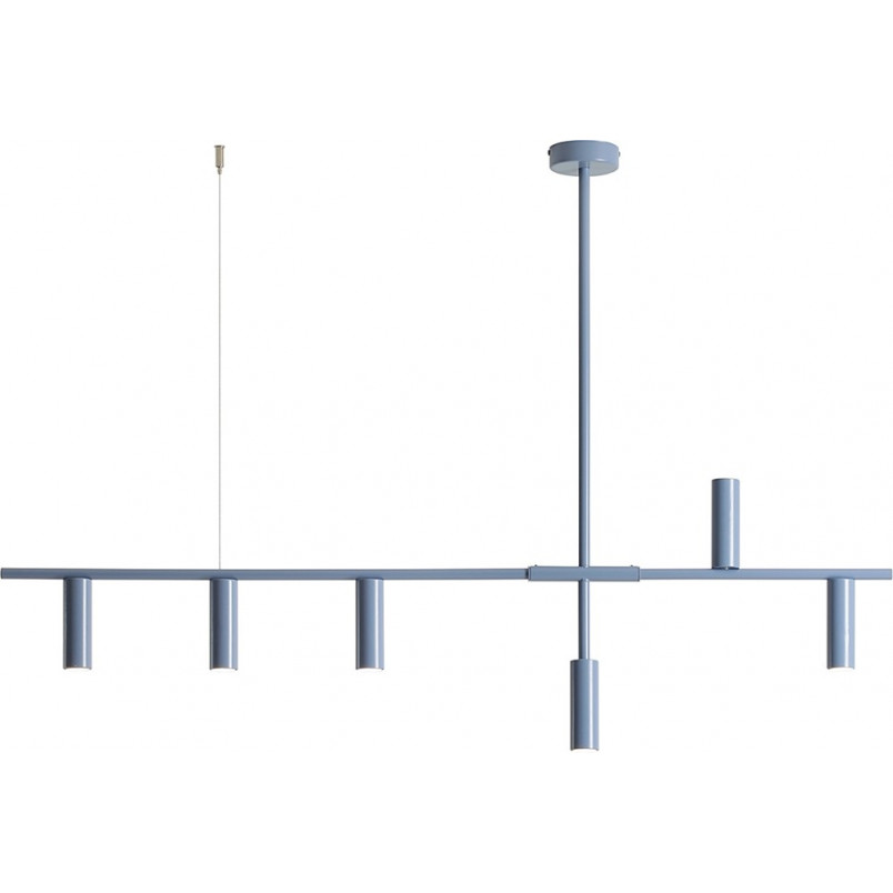 Lampa wisząca niebieska Trevo VI - Aldex | 126cm
