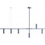 Lampa wisząca niebieska Trevo VI - Aldex | 126cm