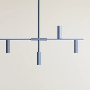 Lampa wisząca niebieska Trevo VI - Aldex | 126cm