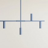 Lampa wisząca niebieska Trevo VI - Aldex | 126cm